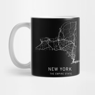 New York State Road Map Mug